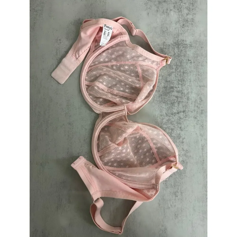 Freya Starlight Underwired Side Support Bra Rosewater 34F Lace - Picture 5 of 5